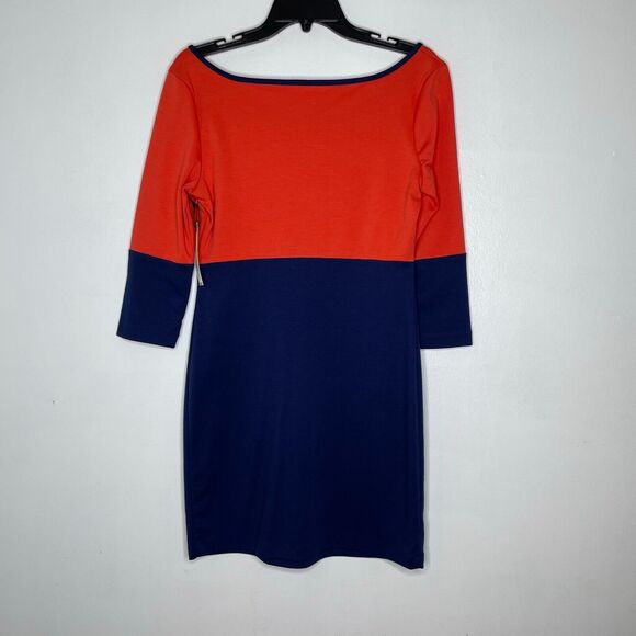 BB Dakota Red & Navy Colorblock Dress Size M NWT Women's - Picture 9 of 11